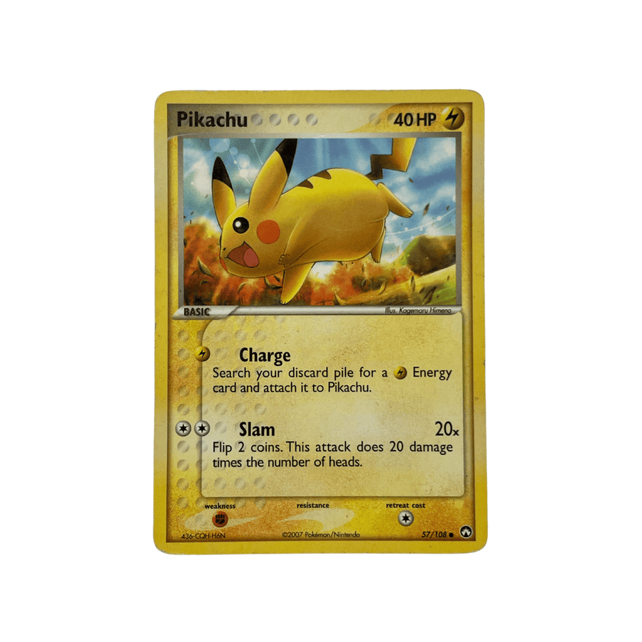 Pikachu Common – EX Power Keepers 57/108 Pokémon Card