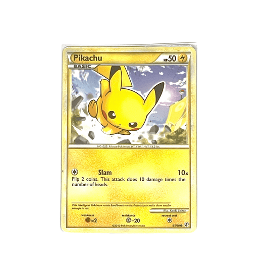 Originalt Pokémonkort – Pikachu Common fra Undaunted, kort nr. 61 – CollexyLux