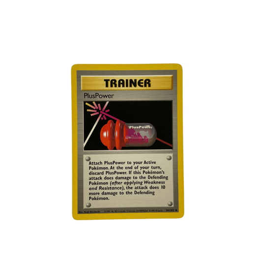 PlusPower Trainer Uncommon – Base Set 84/102 Pokémon cards