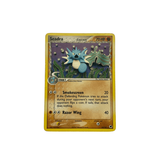 Seadra Delta Species Rare – EX Dragon Frontiers 22/101 Pokémon cards