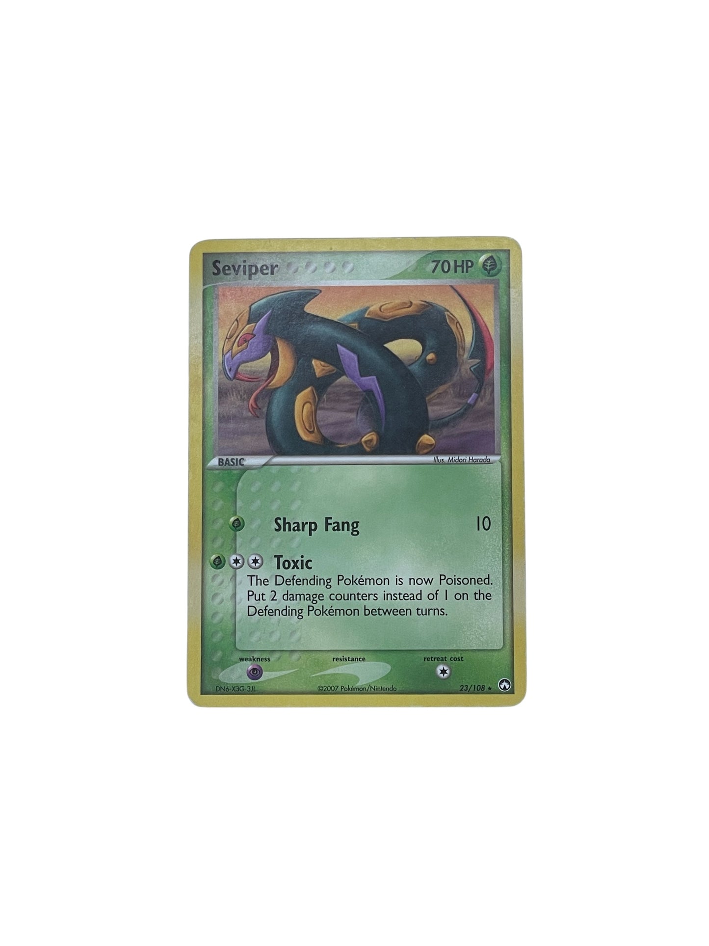 Seviper Rare – EX Power Keepers 23/108 Pokémon kort