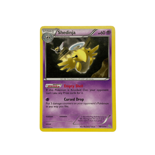 Shedinja Rare – Dragons Exalted 48/124 Pokémon cards