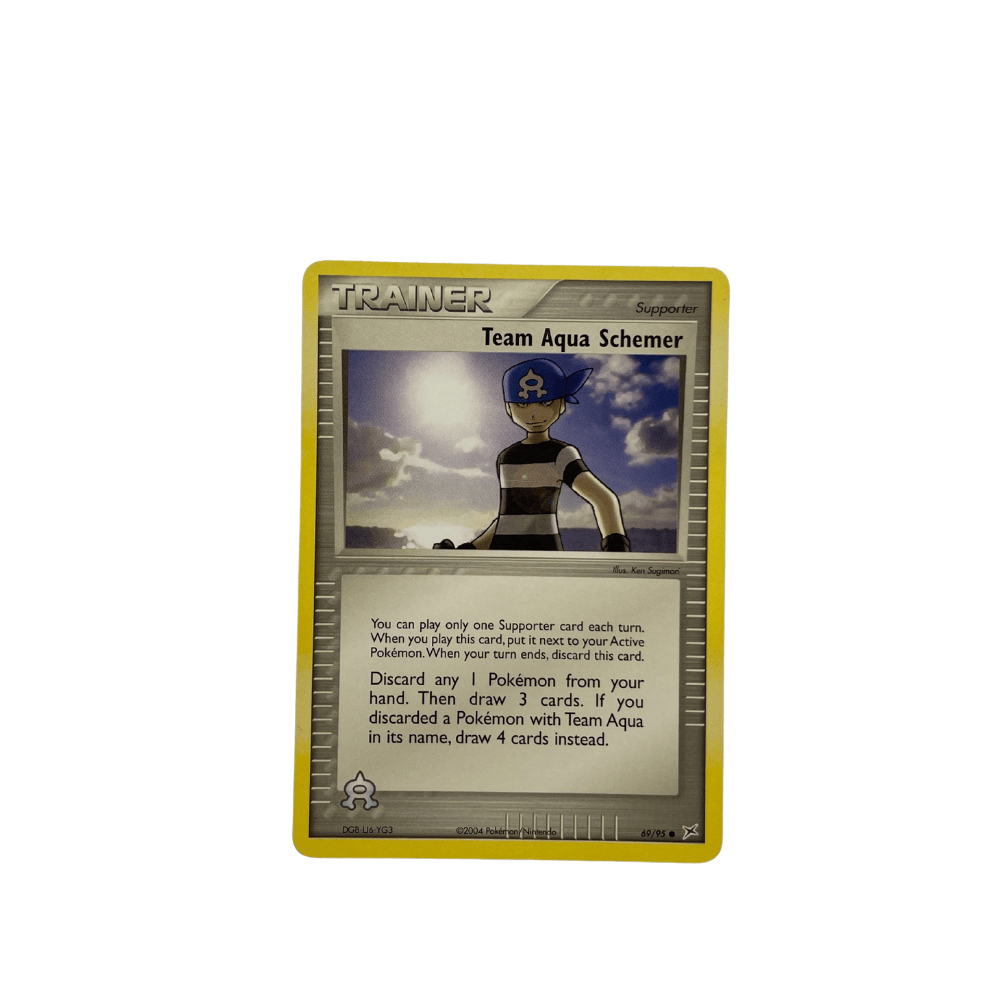 Team Aqua Schemer Common – EX Team Magma vs Team Aqua 69/95 Pokémon kort