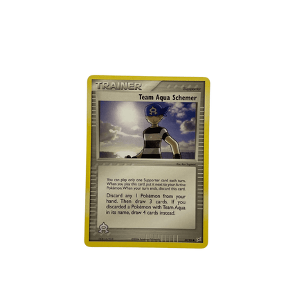 Team Aqua Schemer Common – EX Team Magma vs Team Aqua 69/95 Pokémon kort