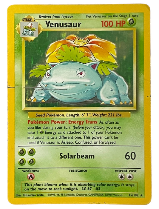 Venusaur - Base Set (Holo Rare) [BS-15]
