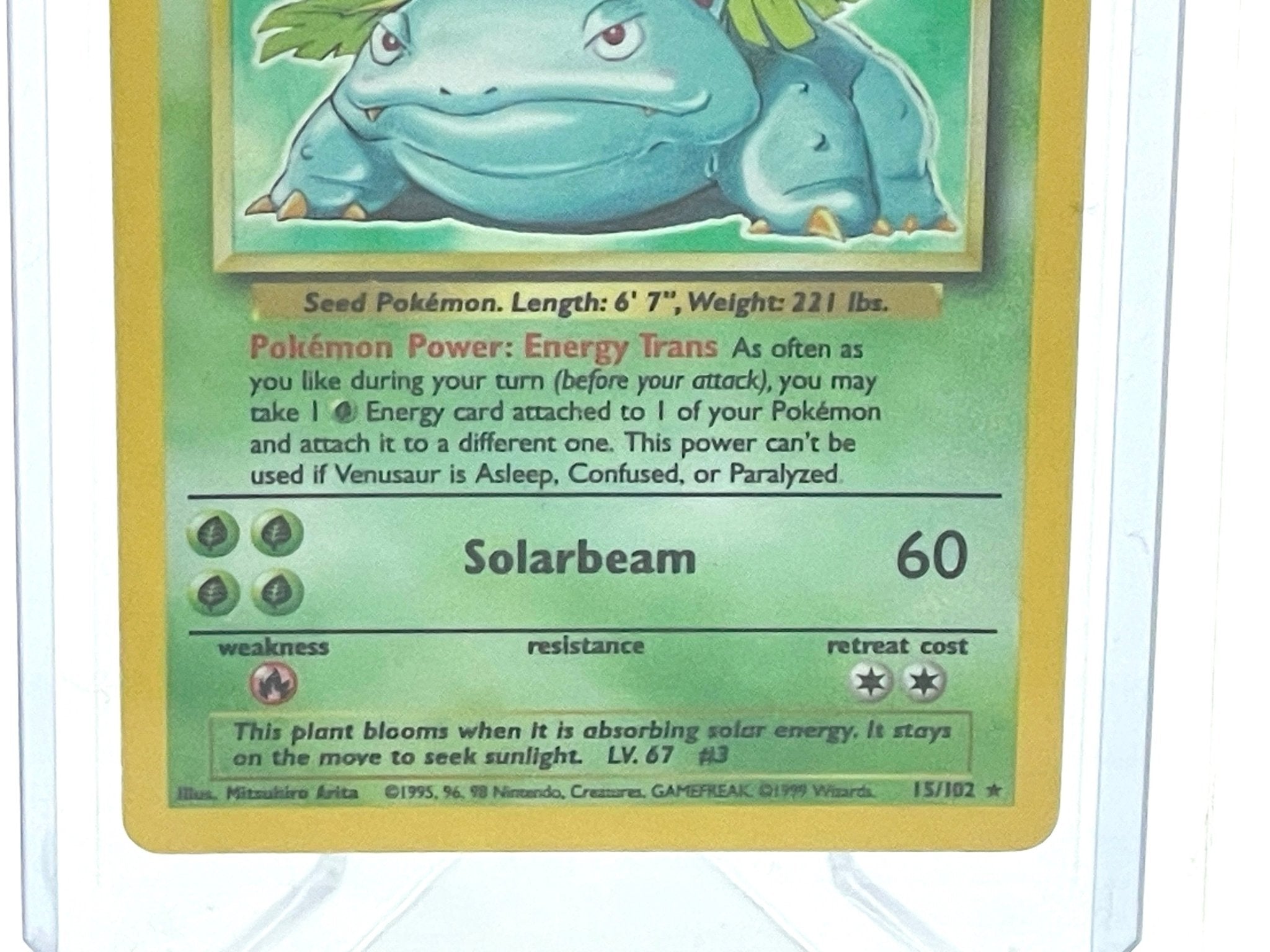 Shadowless Venasaur 15/102 deals Pokemon