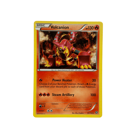 Volcanion Rare – Steam Siege 25/114 Pokémon cards